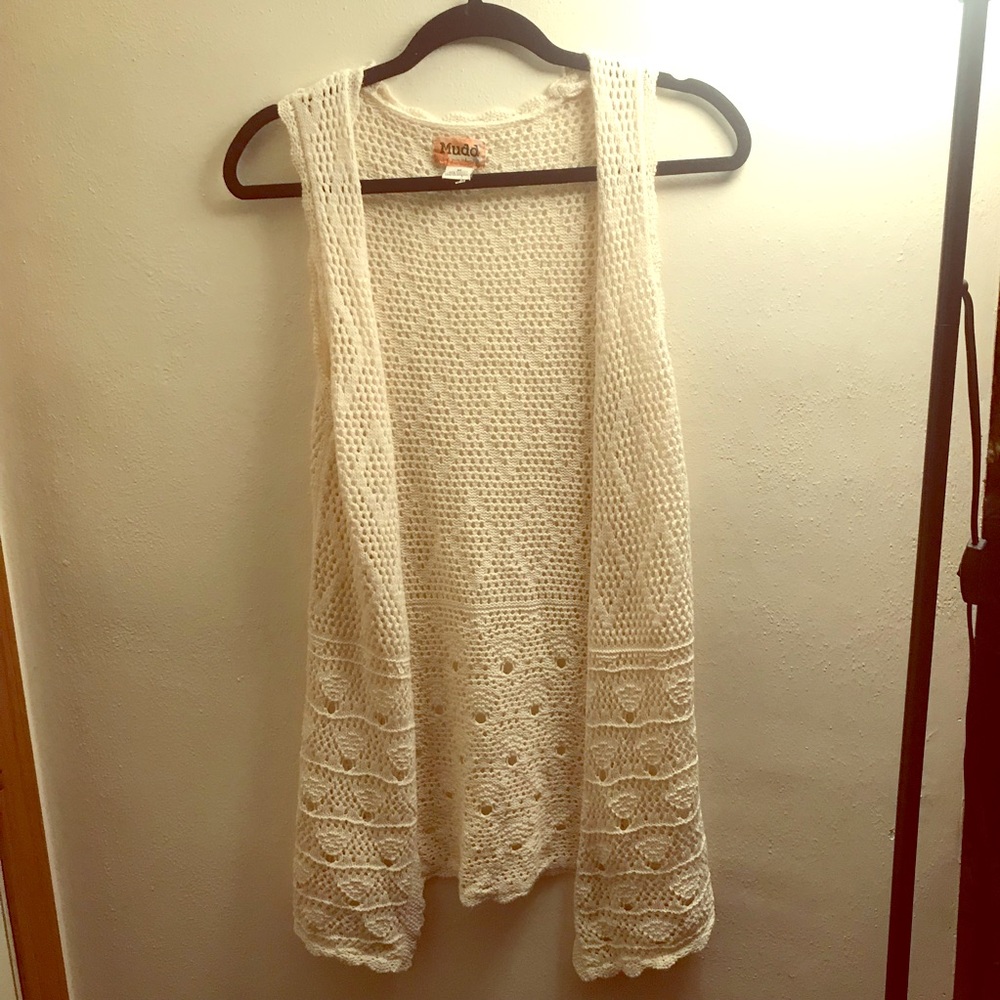 Mudd Long Tank Cardigan